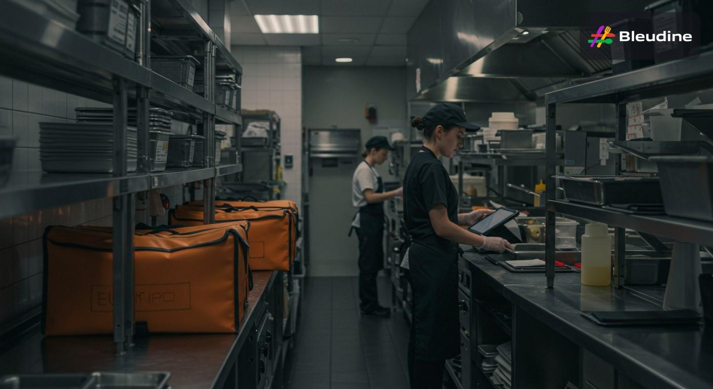 Delivery campaign season planning for an F&B team reviewing menu bundles, outlet stock, and order fulfillment dashboards