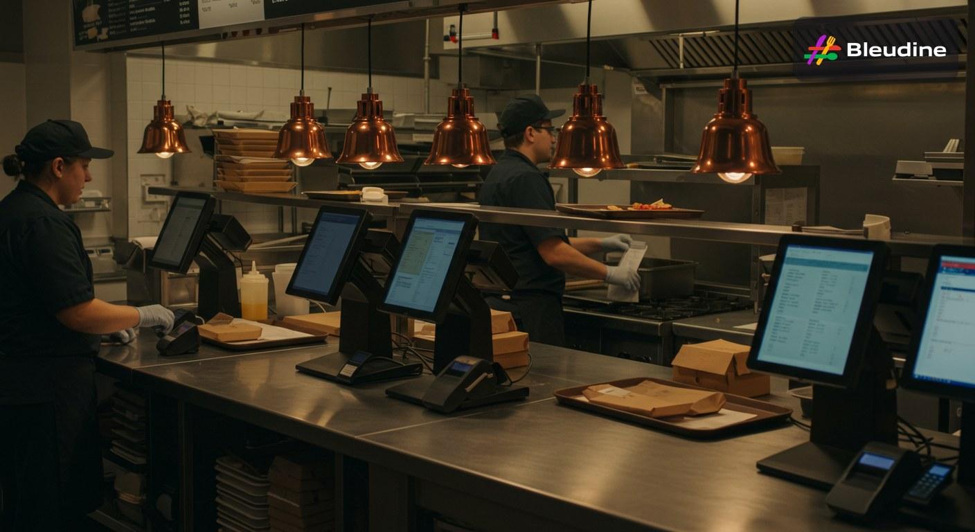 Delivery-first F&B operations dashboard showing unified orders, multiple printers, and outlet-level management for a busy restaurant