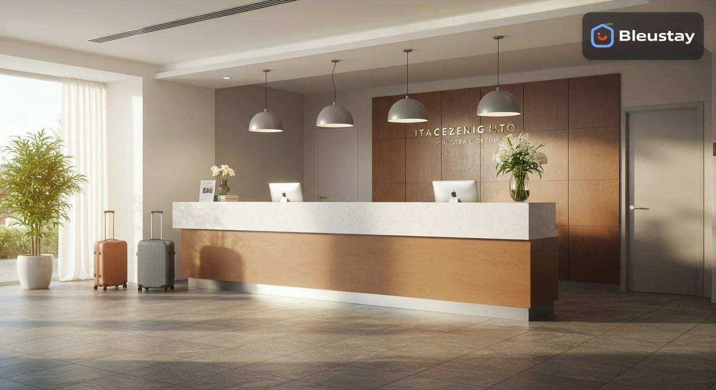 Hotel check-in time guide with front desk, room status workflow, and guest arrival planning