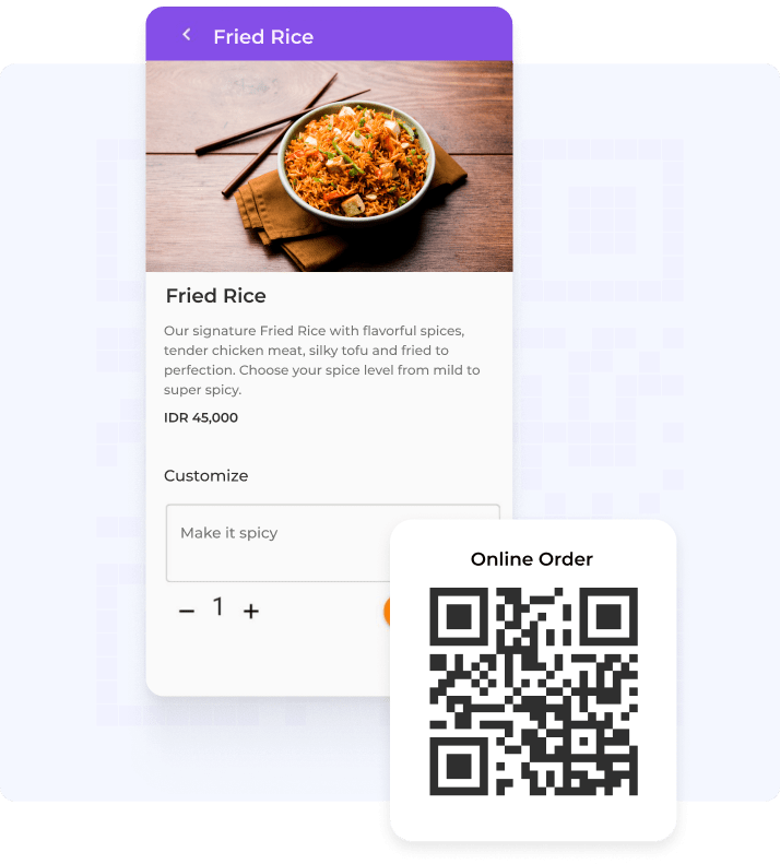 Sistem pemesanan QR