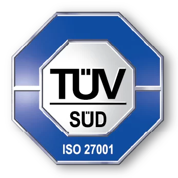 ISO/IEC 27001:2022 — Certified by TÜV