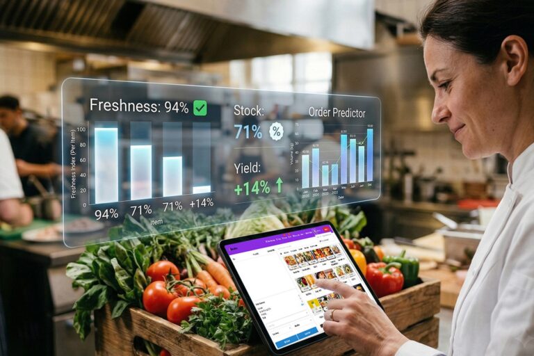 How AI Predicts Restaurant Stock Levels to Prevent Food Waste